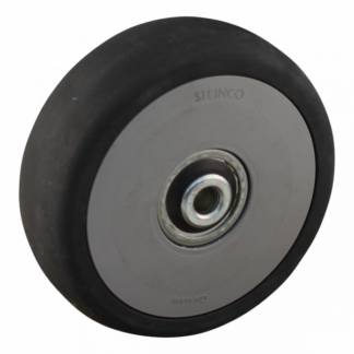 PP wiel, 100mm diameter, TPE loopvlak, kogellager, LW432670