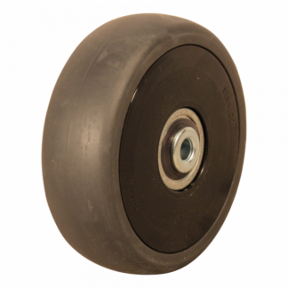 PP wiel, 100mm diameter, TPE loopvlak, kogellager, LW435426