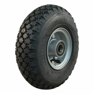 Stalen wiel, 260mm 3.00-4, luchtband 2PR, kogellager, V-6605, 25mm asgat, LW782655