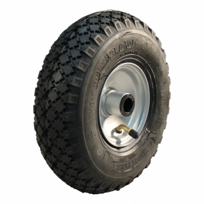 Stalen wiel, 260mm 3.00-4, luchtband 2PR, rollager, V-6605, 20mm asgat, LW641664