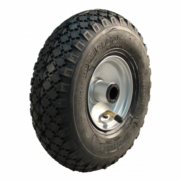 Stalen wiel, 260mm 3.00-4, luchtband 6PR, rollager, V-6605, 25mm asgat, LW959681