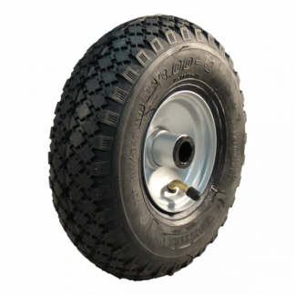 Stalen wiel, 260mm diameter, luchtband loopvlak, rollager, LW641664
