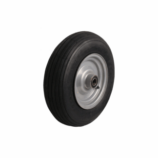 Stalen wiel, 400mm diameter, luchtband loopvlak, kogellager, LW636622