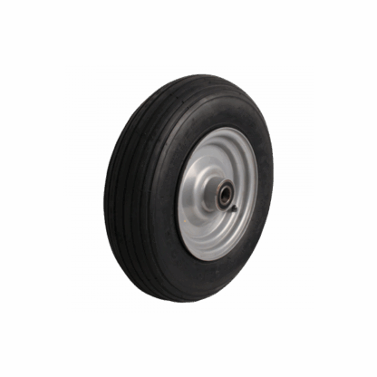 Stalen wiel, 400mm diameter, luchtband loopvlak, kogellager, LW636622