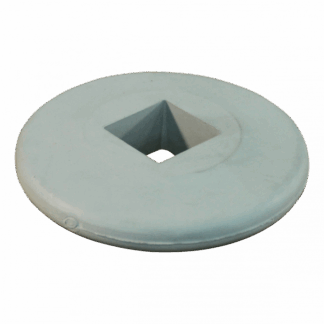 hoekrol Ø 90 20,0mm zilvergrijs RAL 7001