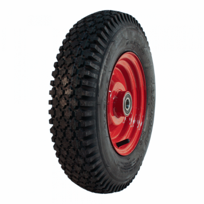 Stalen wiel, 400mm 4.80/4.00-8, luchtband 6PR, kogellager, V-6602, 20mm asgat, LW401992