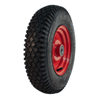 Stalen wiel, 400mm diameter, luchtband loopvlak, kogellager, LW756637