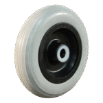 PA wiel, 200mm diameter, rubber loopvlak, rollager, LW635379