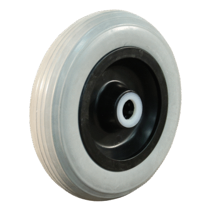 PA wiel, 200mm diameter, rubber loopvlak, rollager, LW635379