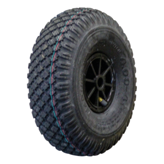 Kunststof wiel, 260mm 3.00-4, luchtband 4PR, glijlager, S-2303, 20mm asgat, LW809848