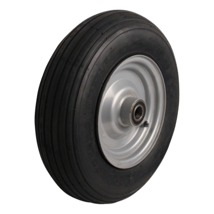 Stalen wiel, 400mm 4.80/4.00-8, luchtband 4PR, kogellager, S-2301, 20mm asgat, LW518676