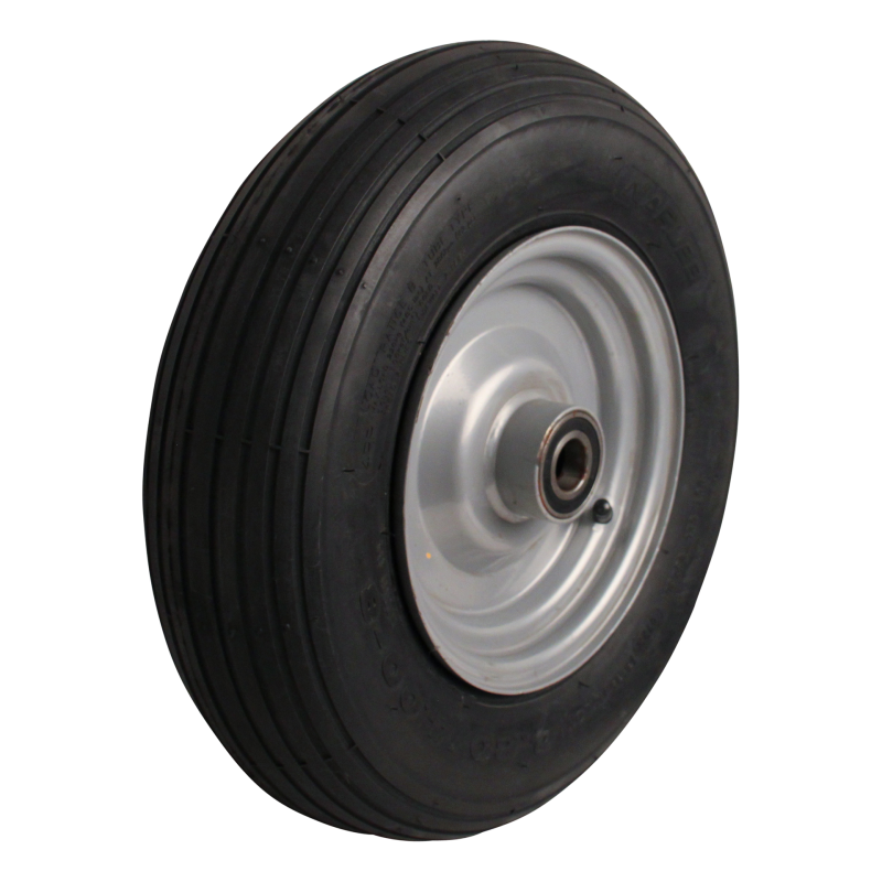 Stalen wiel, 400mm 4.80/4.00-8, luchtband 4PR, kogellager, S-2301, 20mm asgat, LW518676