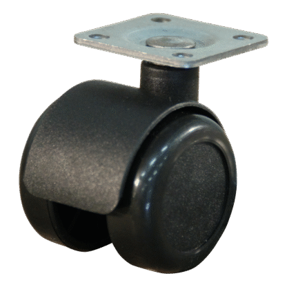 Kunststof zwenkwiel, 40mm diameter, PA loopvlak, glijlager, ZW489933