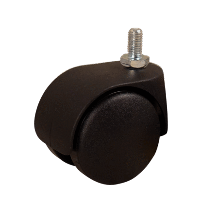 Kunststof zwenkwiel, 50mm diameter, PA loopvlak, glijlager, ZW114166