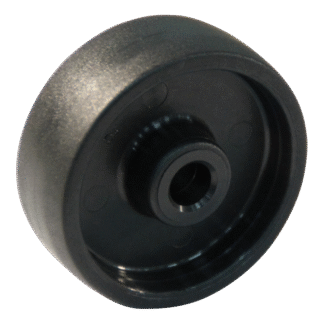 PA wiel, 50mm diameter, PA loopvlak, glijlager, LW590756