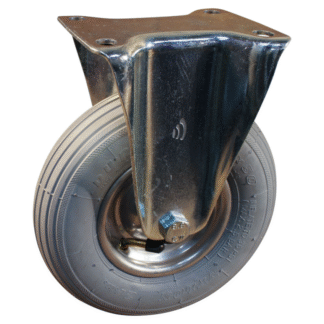 Stalen bokwiel, 200mm diameter, luchtband loopvlak, rollager, 237mm bouwhoogte, BW249595