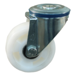 Stalen zwenkwiel, 100mm diameter, PA loopvlak, kogellager, ZW994656