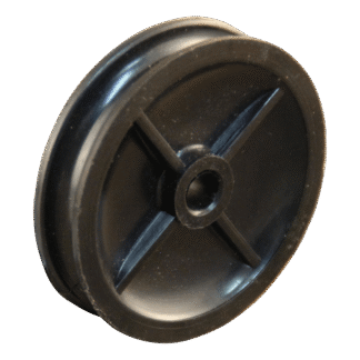 Groefwiel, PA, 50mm diameter, groeftype halfrond, GW757708