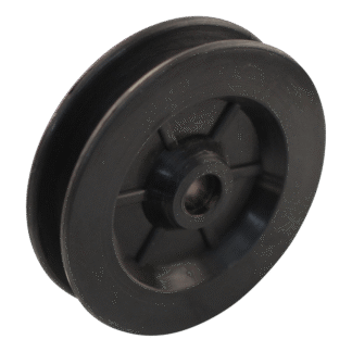 Groefwiel, PA, 60mm diameter, groeftype halfrond, GW231832