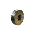 Groefwiel, gietijzer, 100mm diameter, groeftype v-vormig, GW115852