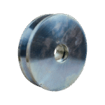 Groefwiel, gietijzer, 200mm diameter, groeftype v-vormig, GW690819