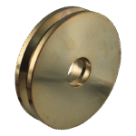 Groefwiel, gietijzer, 245mm diameter, groeftype v-vormig, GW559479