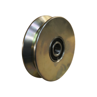 Groefwiel, gietijzer, 245mm diameter, groeftype v-vormig, GW593732