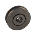 Groefwiel, gietijzer, 40mm diameter, groeftype halfrond, GW607148