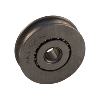 Groefwiel, gietijzer, 40mm diameter, groeftype halfrond, GW607148