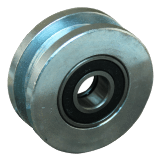 Groefwiel, gietijzer, 75mm diameter, groeftype vierkant, GW164964